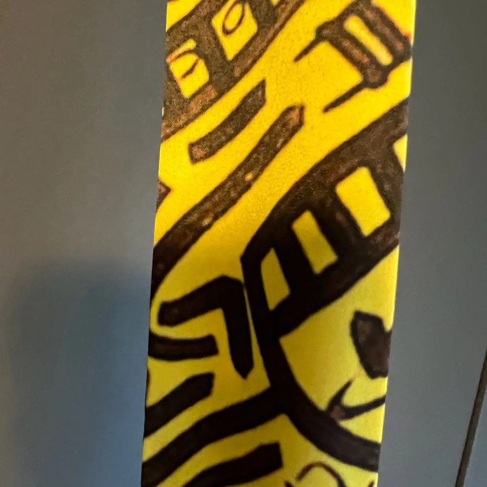 Keith Haring TwoSilky Skinny Tie Scarves